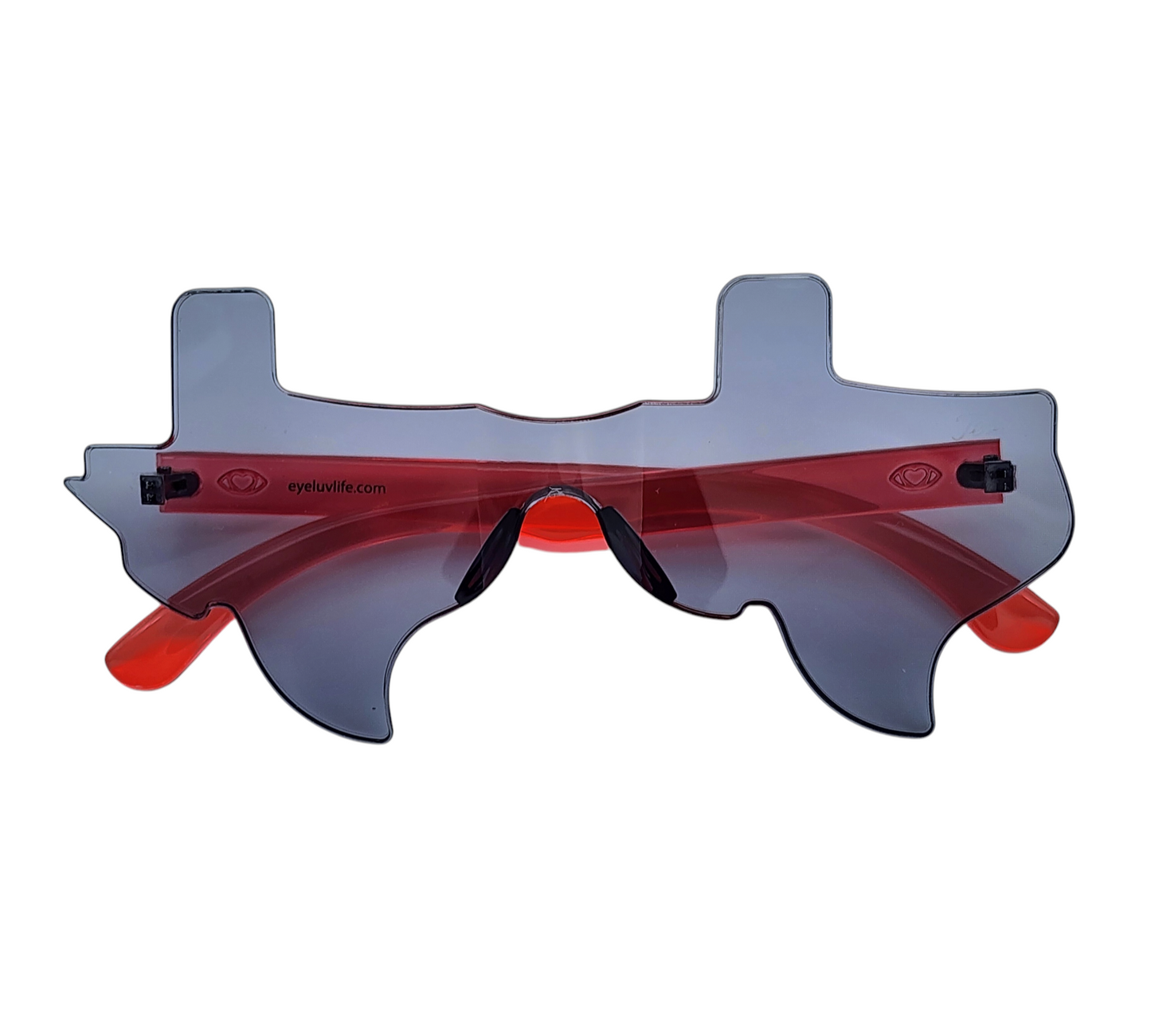 Black and Red Eye Luv Texas Sunglasses
