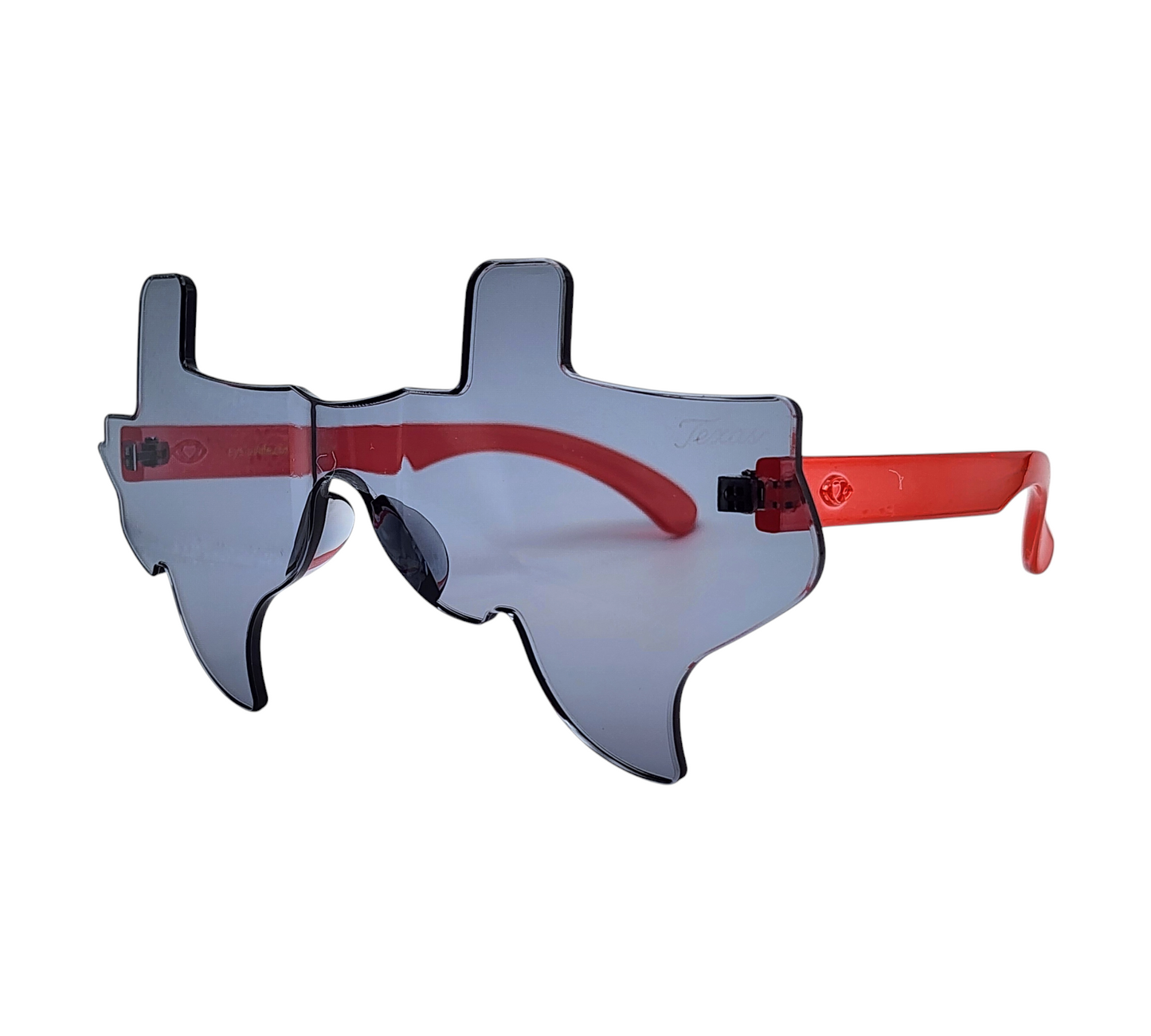 Black and Red Eye Luv Texas Sunglasses