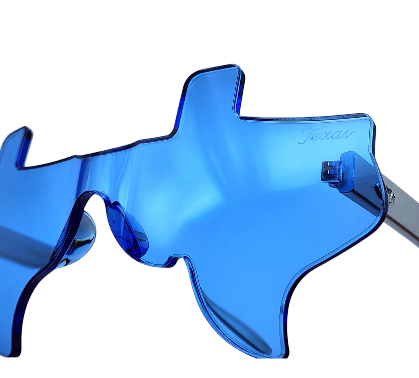 Blue and Silver Eye Luv Texas Sunglasses