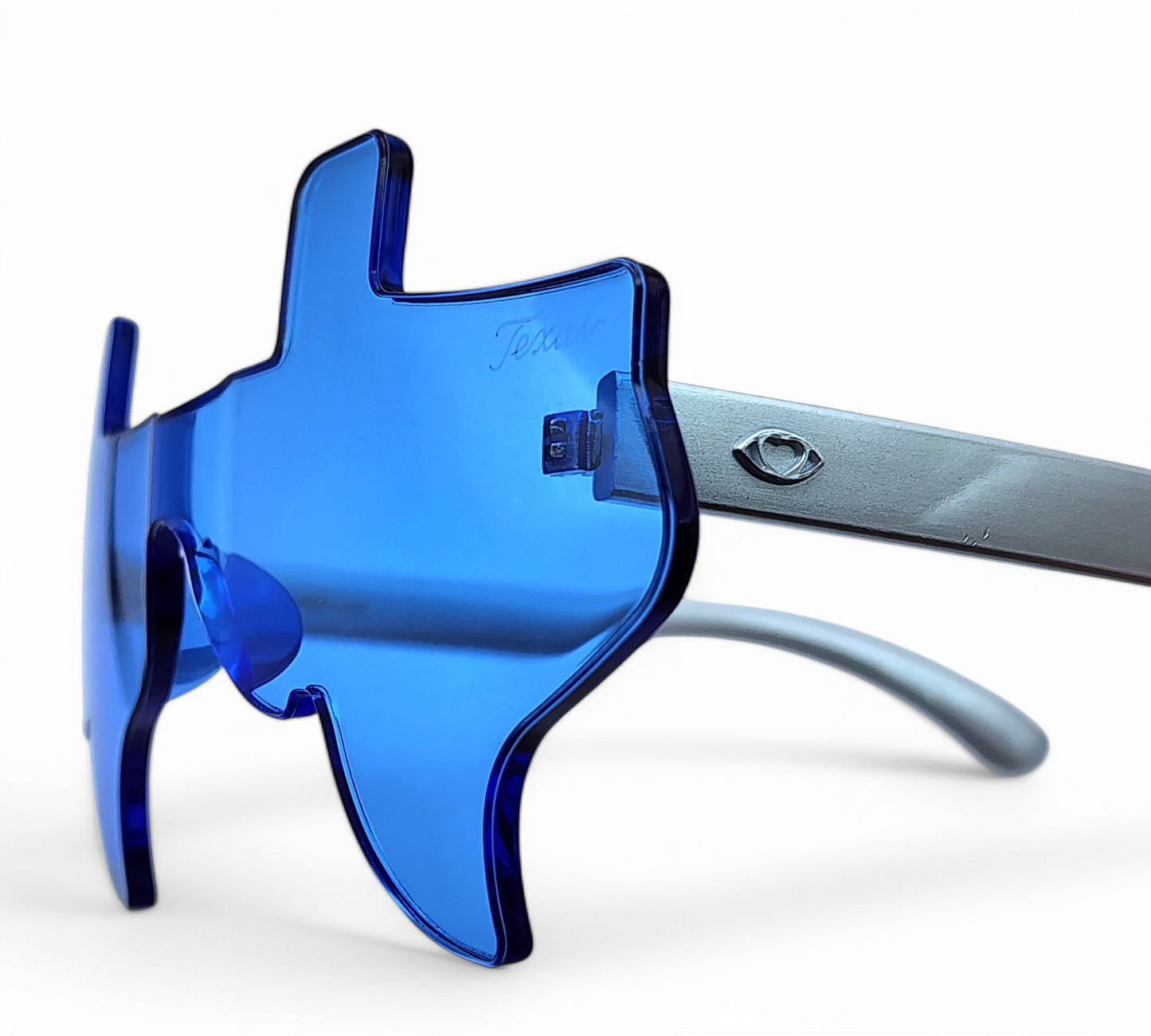 Blue and Silver Eye Luv Texas Sunglasses