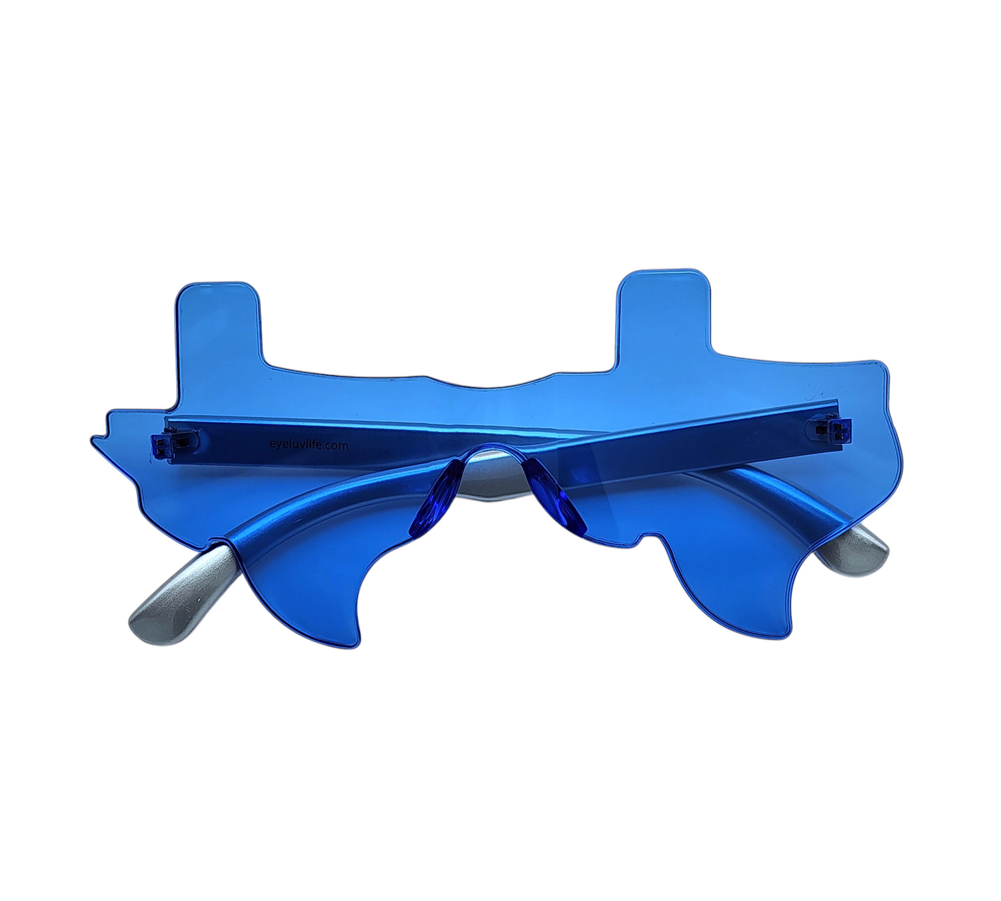Blue and Silver Eye Luv Texas Sunglasses