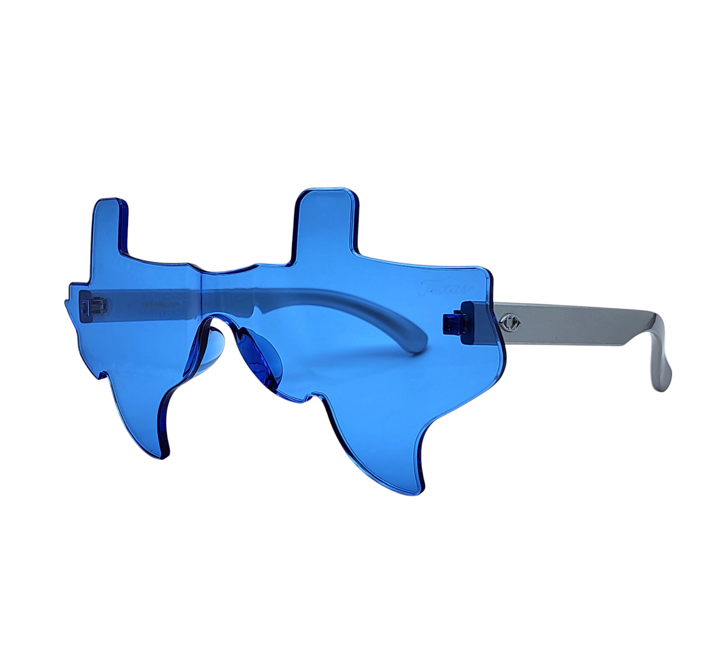 Blue and Silver Eye Luv Texas Sunglasses
