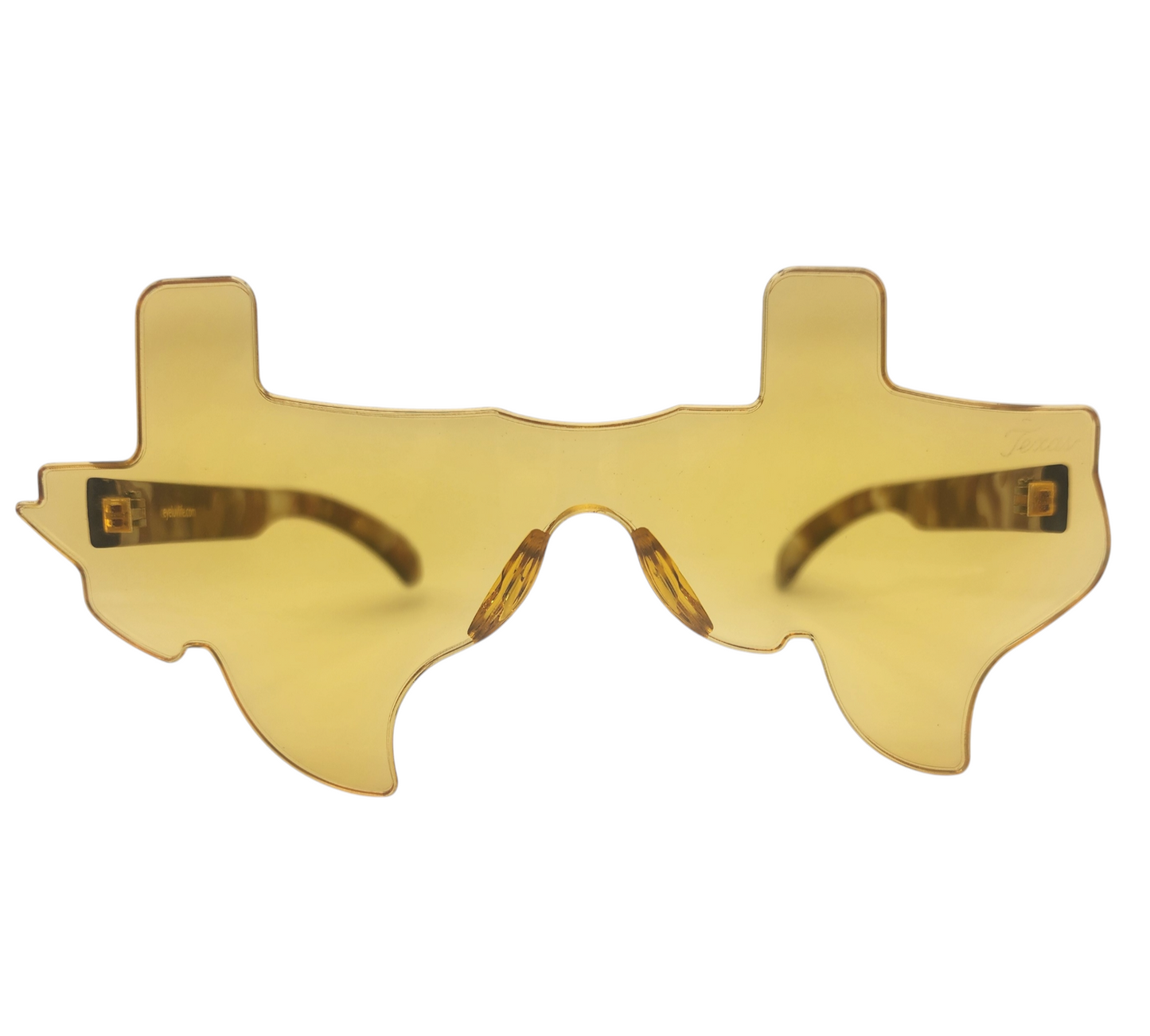 Yellow and Woodland Camo Eye Luv Texas Sunglasses