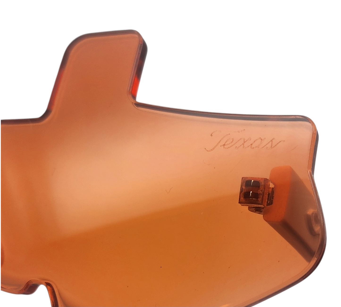 Burnt Orange and White Eye Luv Texas Sunglasses