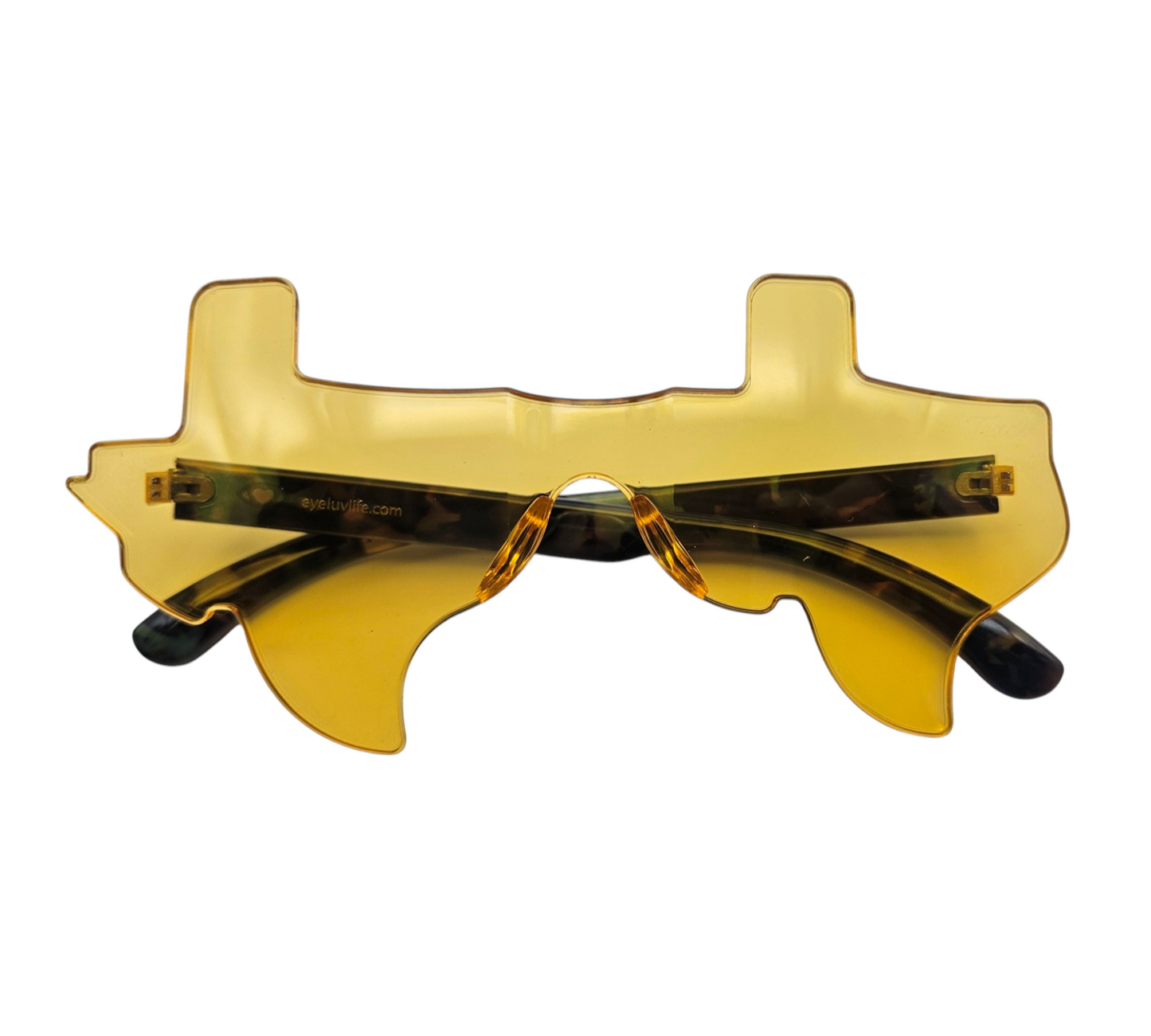 Yellow and Forest Camo Eye Luv Texas Sunglasses
