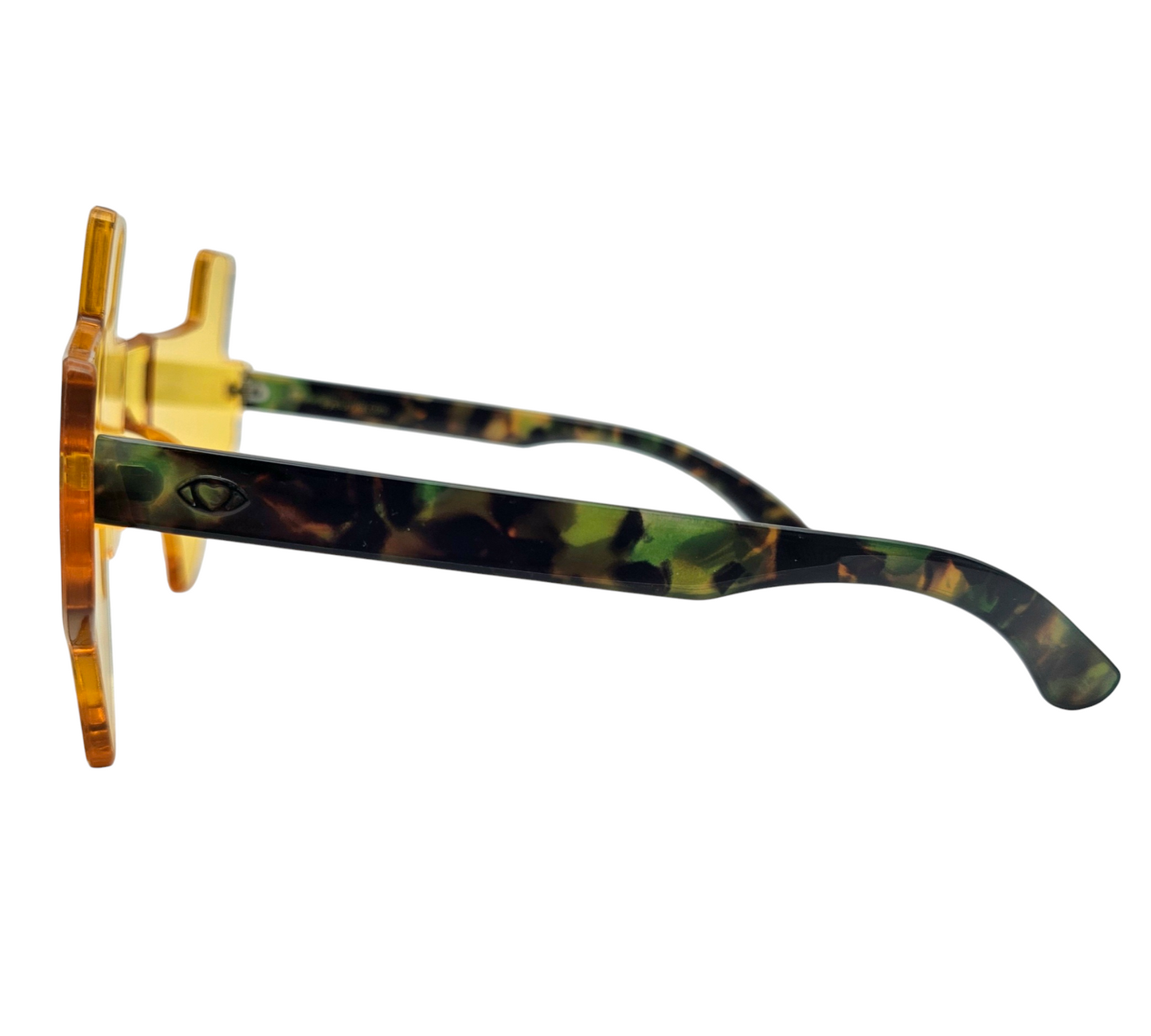 Yellow and Forest Camo Eye Luv Texas Sunglasses