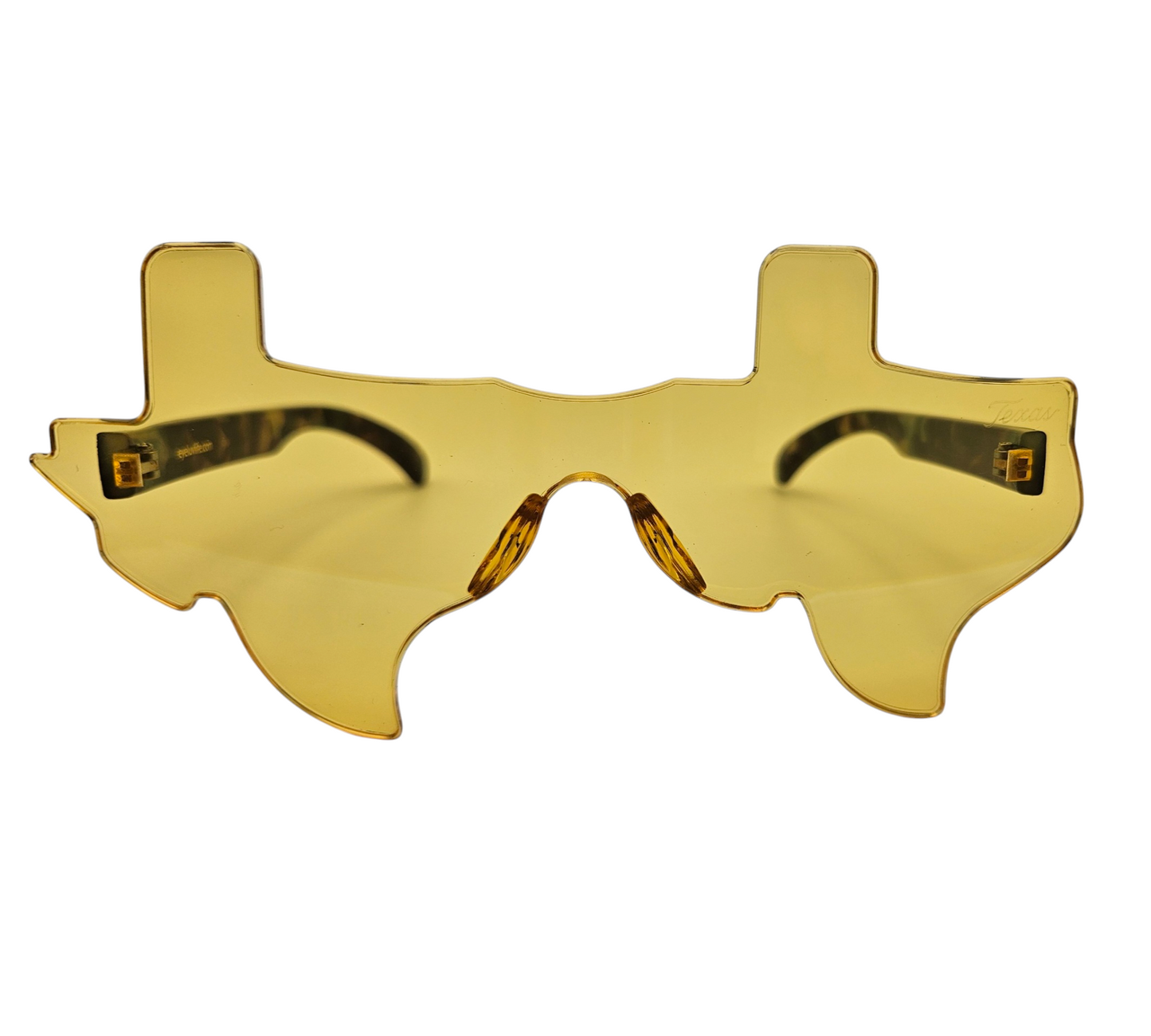Yellow and Forest Camo Eye Luv Texas Sunglasses