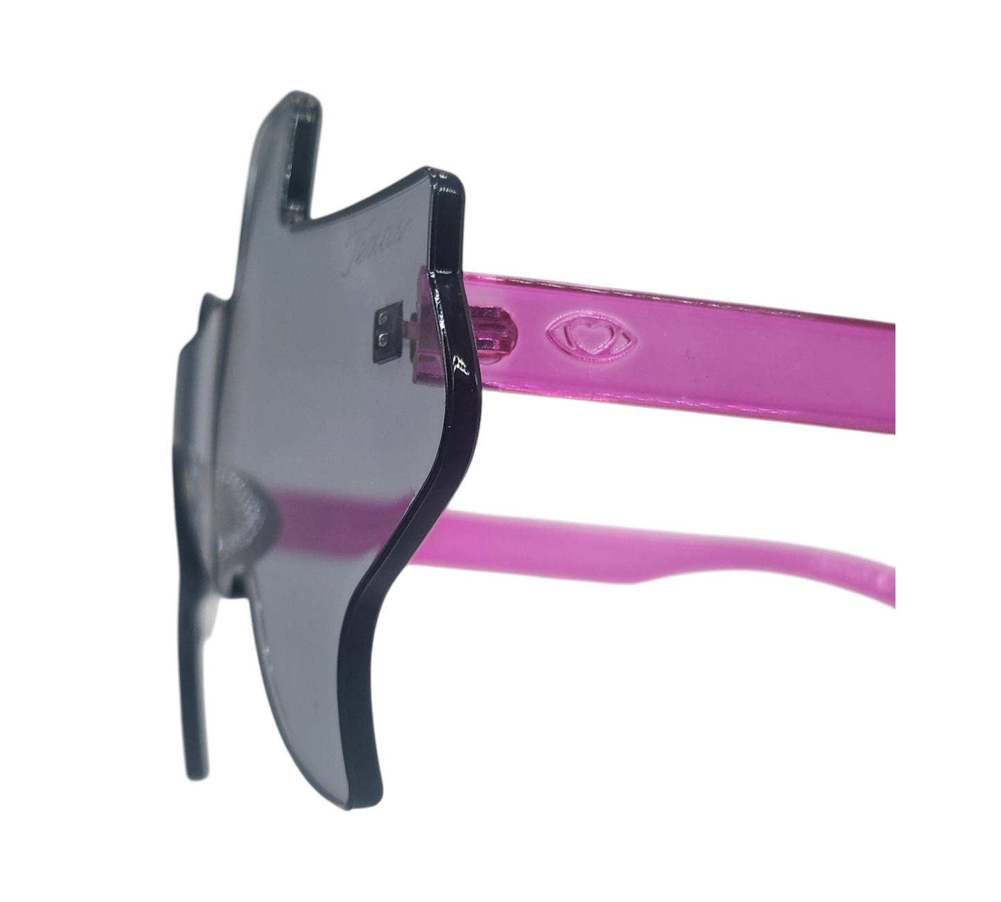 Black and Fuchsia Pink Eye Luv Texas Sunglasses