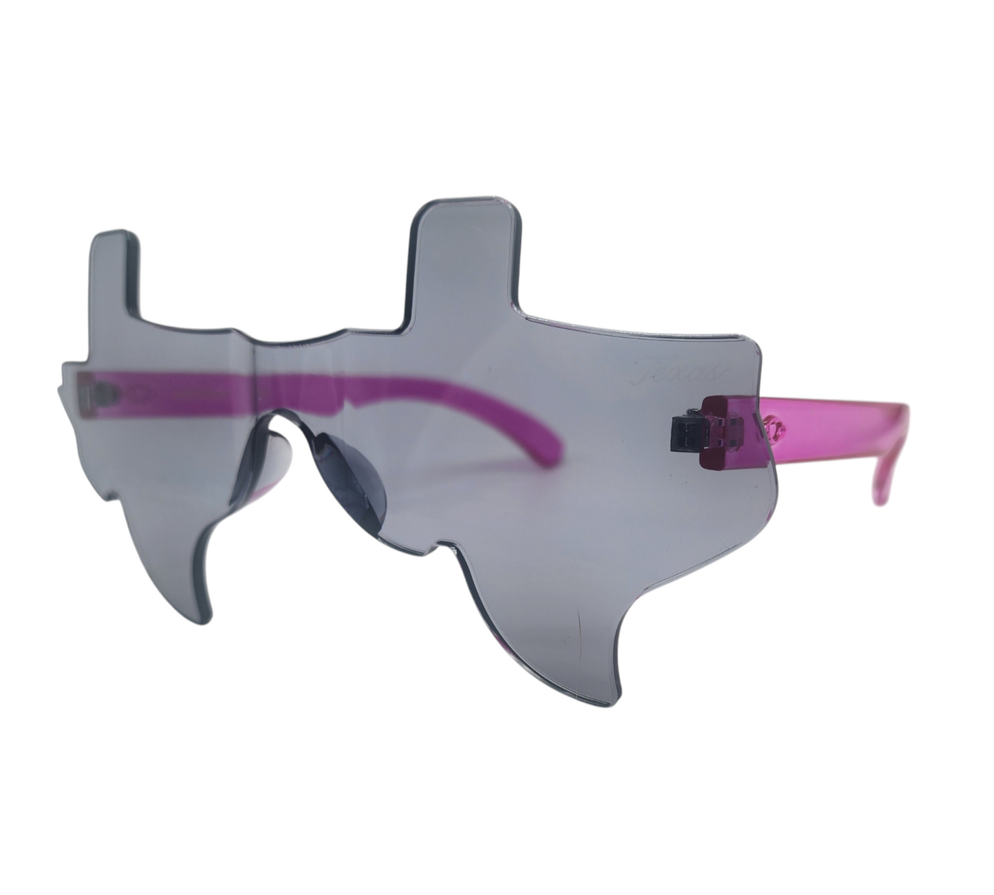 Black and Fuchsia Pink Eye Luv Texas Sunglasses