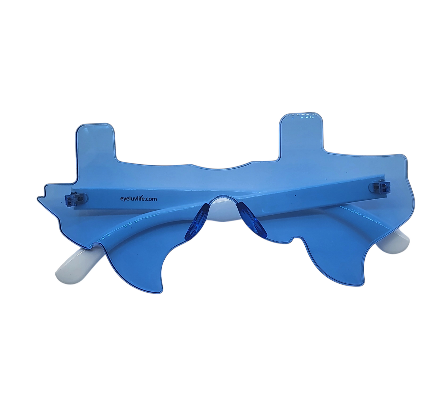 Blue and White Eye Luv Texas Sunglasses