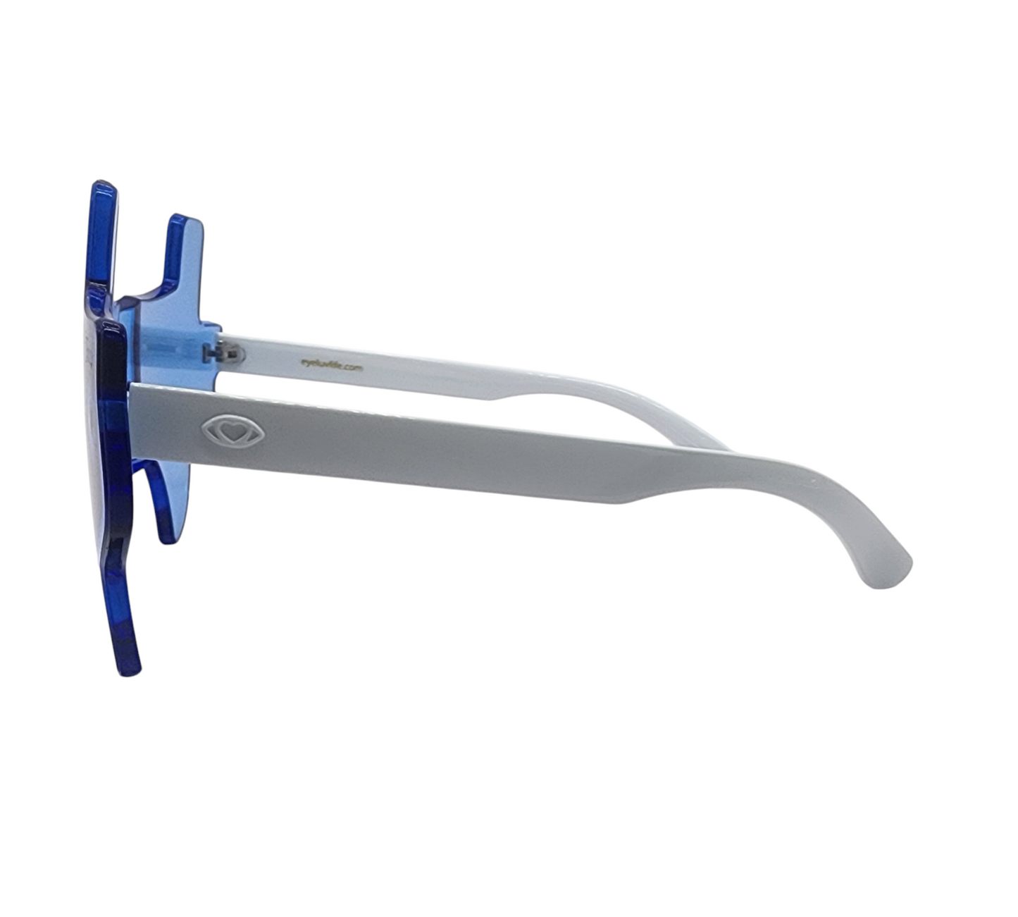 Blue and White Eye Luv Texas Sunglasses
