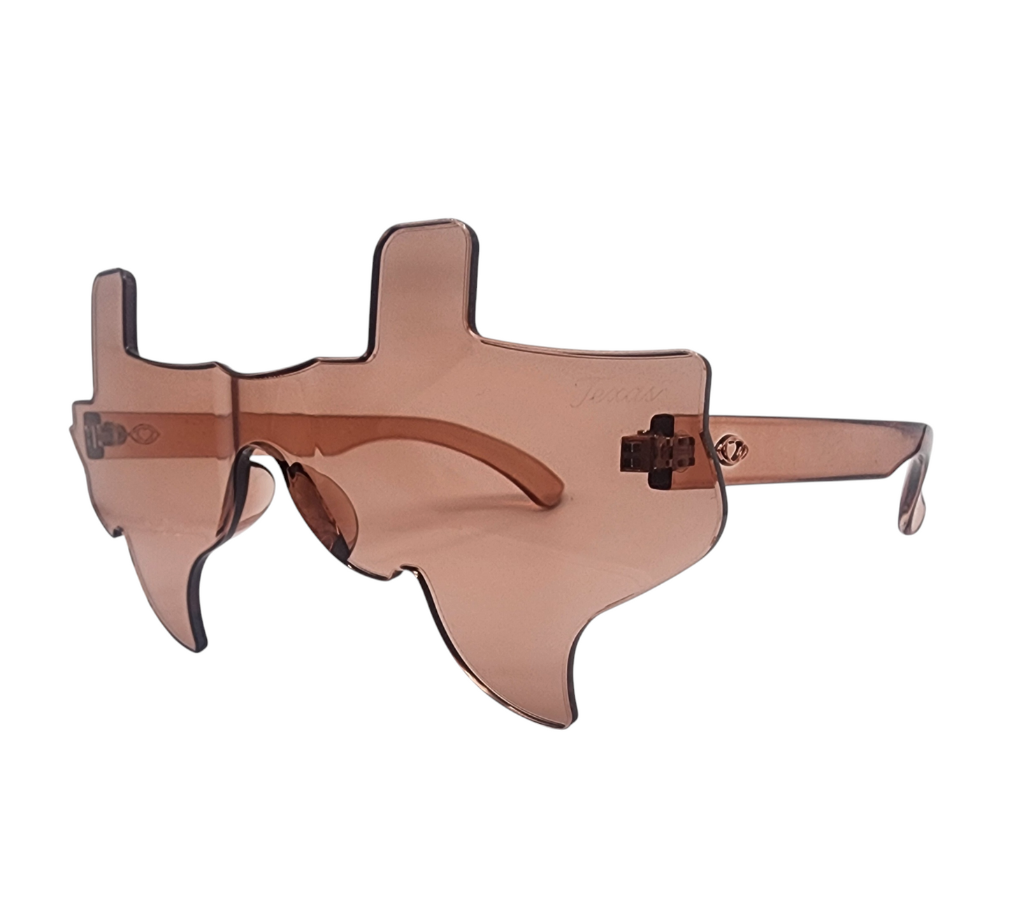 Golden Brown Eye Luv Texas Sunglasses
