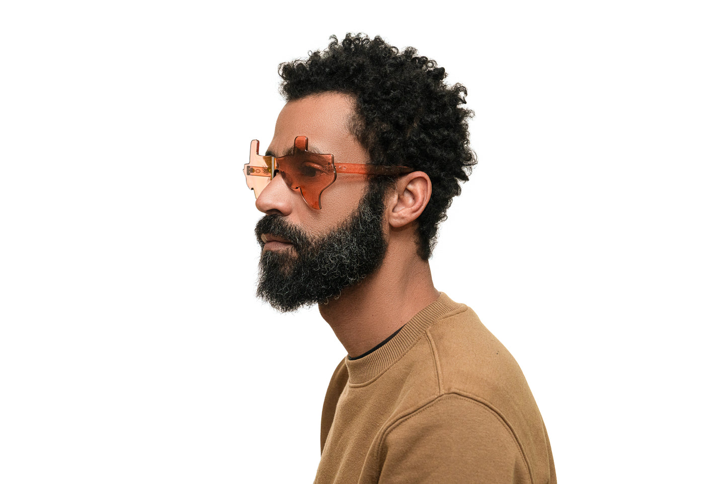 Golden Brown Eye Luv Texas Sunglasses