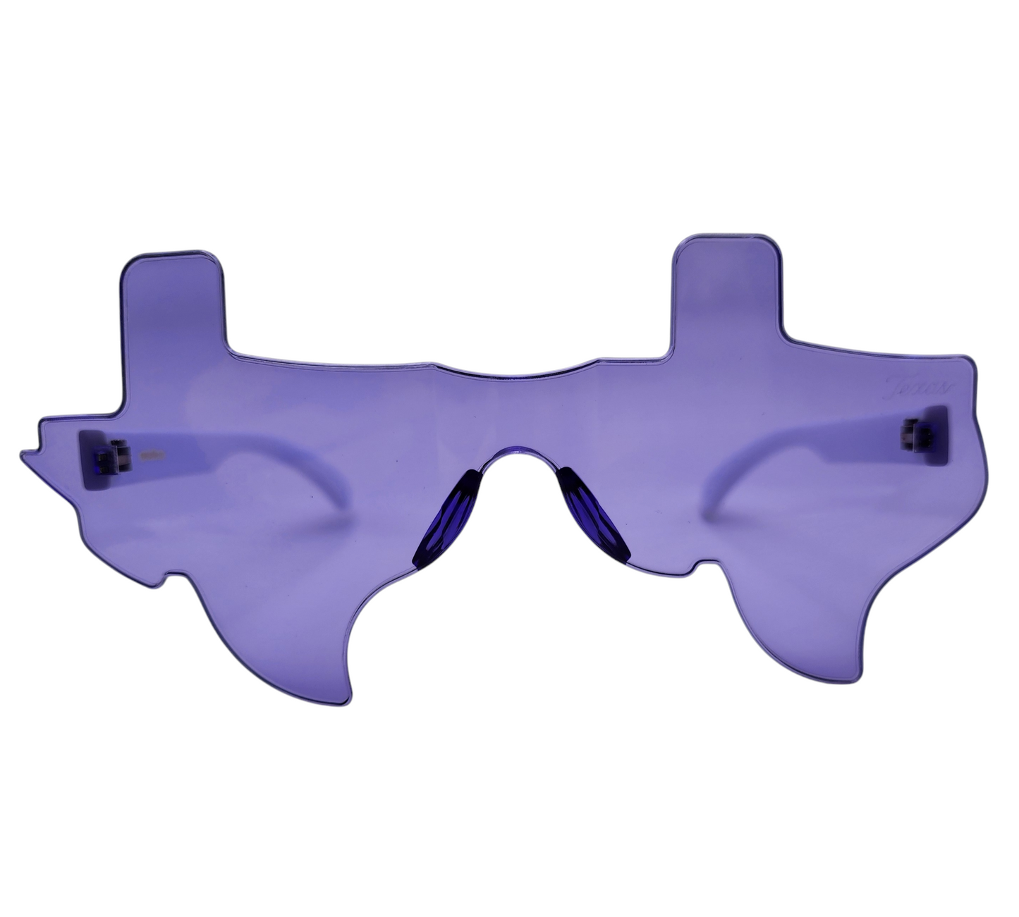 Purple and White Eye Luv Texas Sunglasses