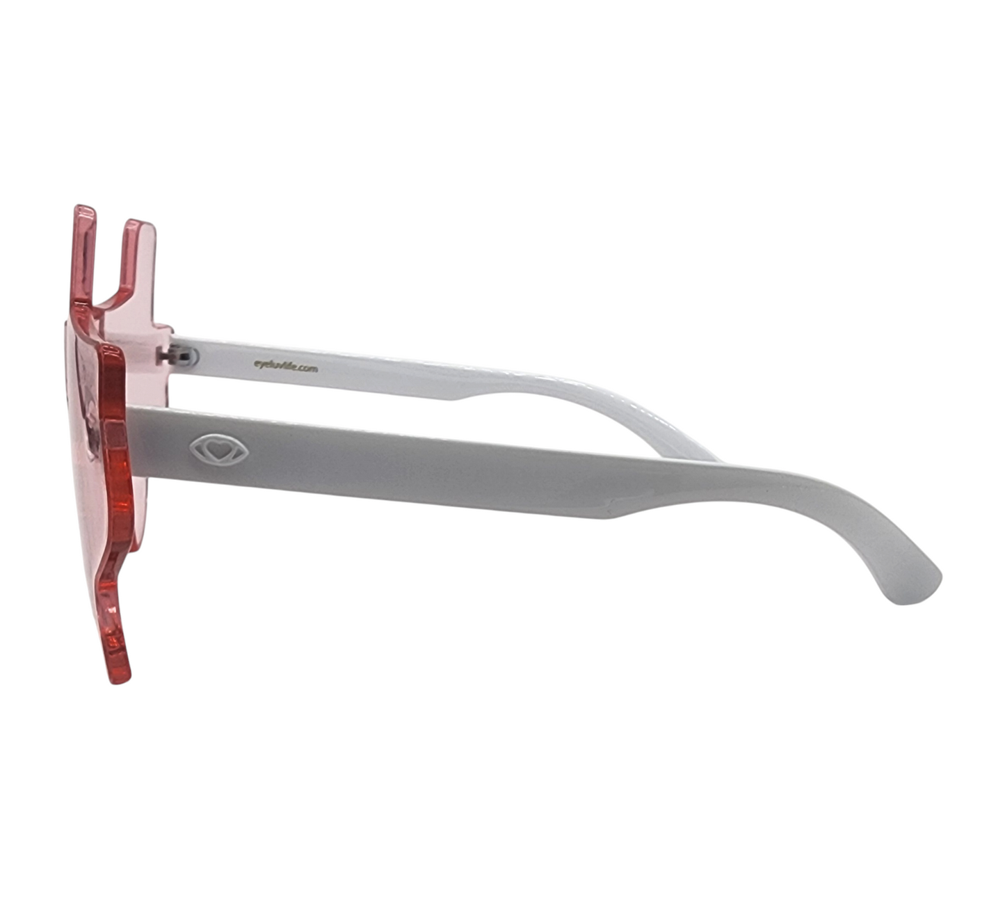 Light Pink and White Eye Luv Texas Sunglasses