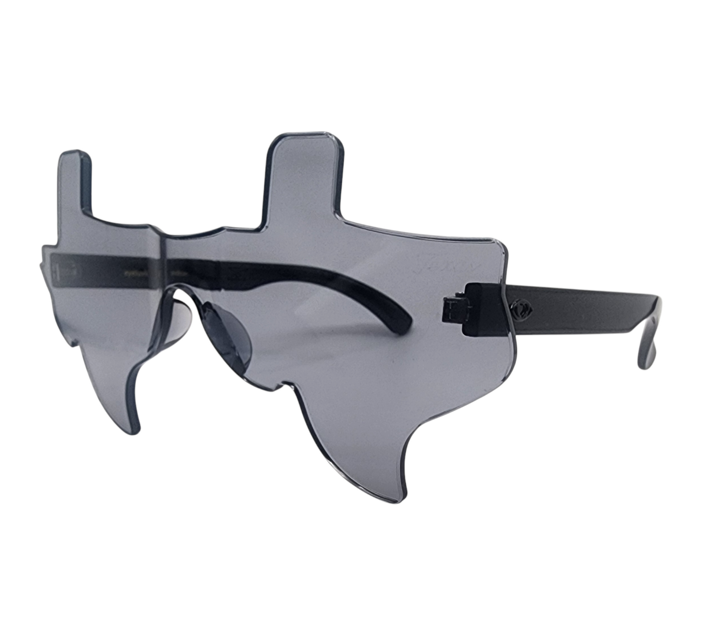 Smoked Gray and Black Eye Luv Texas Sunglasses